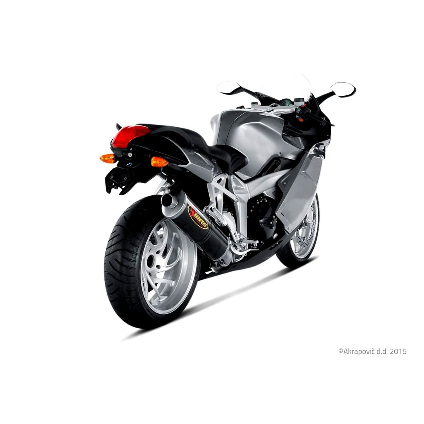 Akrapovic Carbon Line Slip On Silencer For BMW K 1200 R ABS Sport 2007-2008