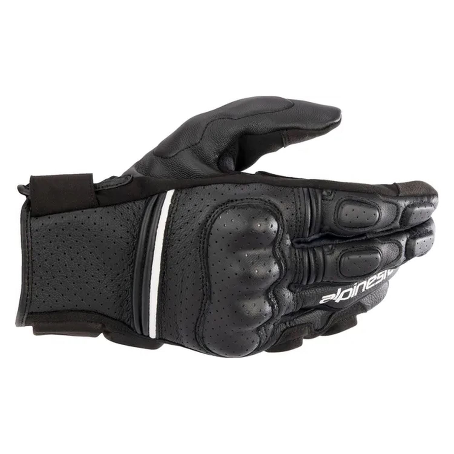 Alpinestars Phenom Air Leather Road Bike Gloves Black White
