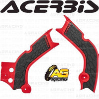 Acerbis X-Grip Frame Protector Guards Red Black For Honda CRF 250 RX 2020-2021