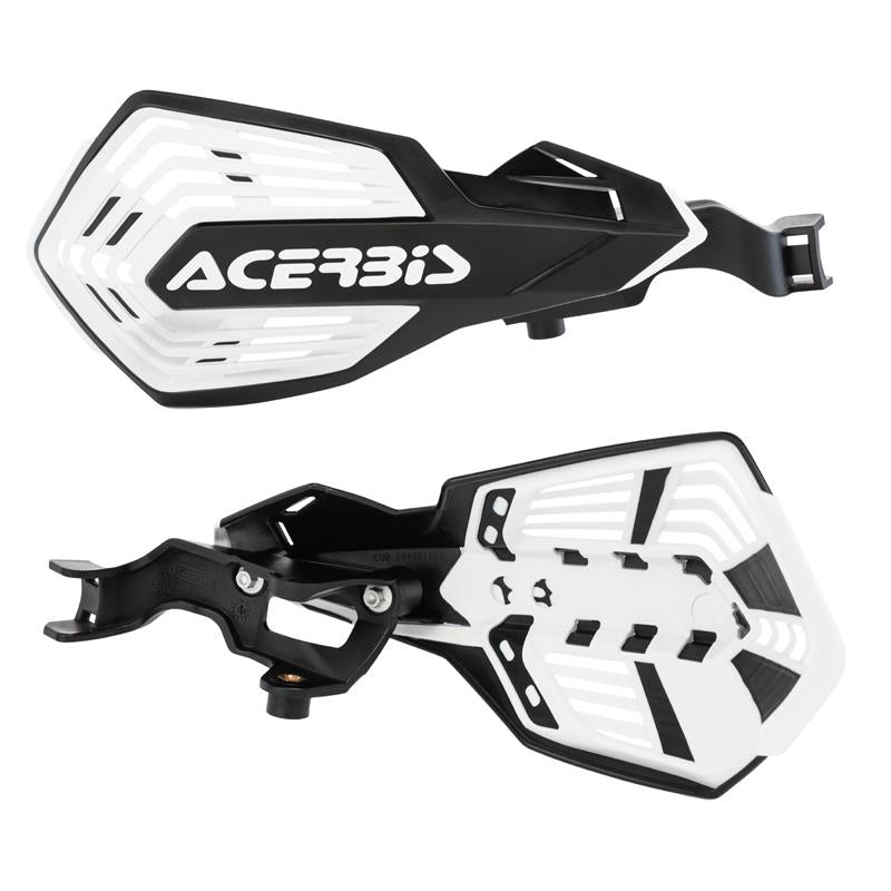 Acerbis K-Future B Motocross Handguards Black White Beta RR 390 4T Racing 2020 - 2024