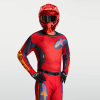 Alpinestars 2027 Racer Hunt MX Jersey Fire Red Graystone Hot Coral