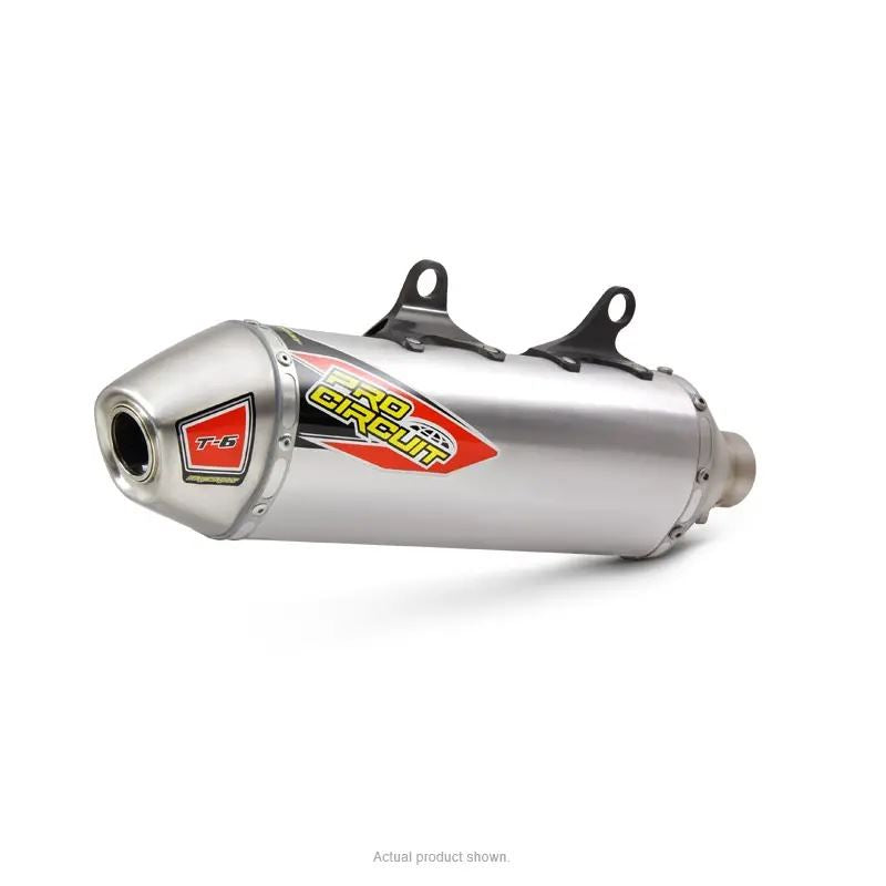 Pro Circuit T-6 Stainless Slip-On Silencer  For Husqvarna FE 350S 2020-2022