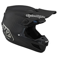 Troy Lee Designs 2025 Motocross Helmet SE5 Carbon Stealth Black Chrome