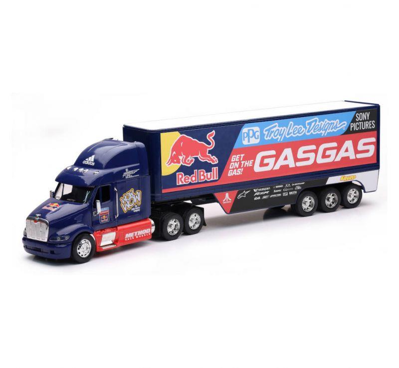 Gas Gas Peterbuilt Red Bull / Troy Lee Team Truck 1:32 Scale Model Toy