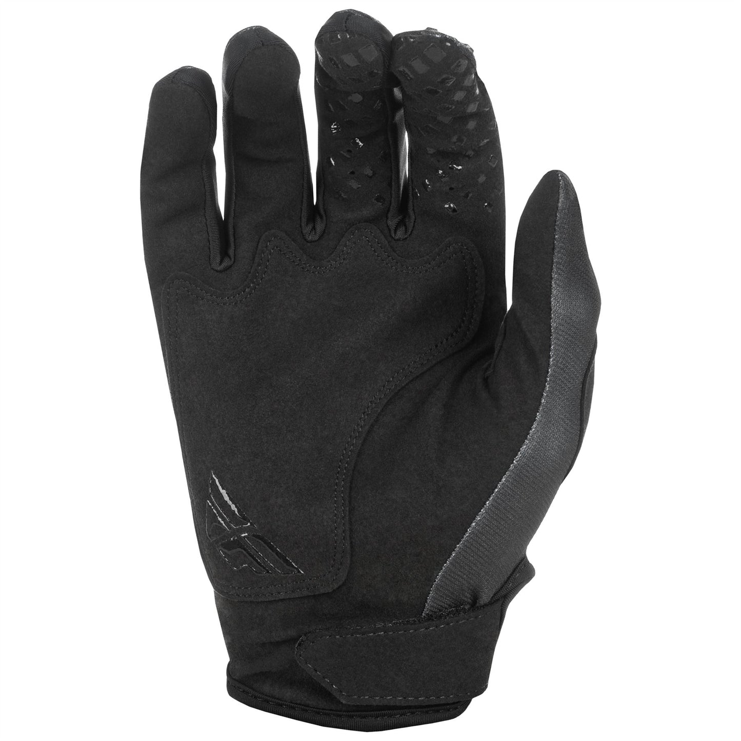Fly Racing 2025 Youth Kinetic Sym Motocross Gloves Black White