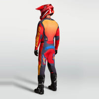 Alpinestars 2027 Racer Hunt MX Combo Kit Fire Red Graystone Hot Coral