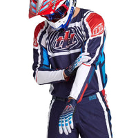 Troy Lee Designs 2025 Motocross Combo Kit SE Pro Wavez Red Navy