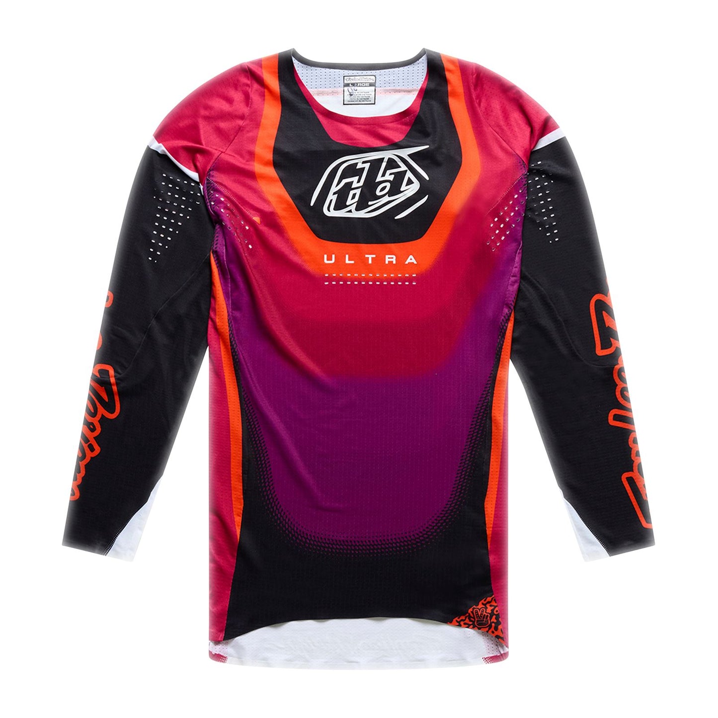 Troy Lee Designs Spring 2026 SE ULTRA Vision MX Jersey Black Fuchsia