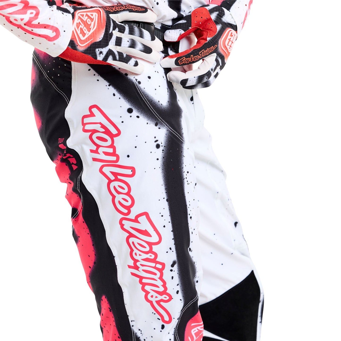 Troy Lee 2026 Motocross Pants SE Ultra Membrane White Infra Red