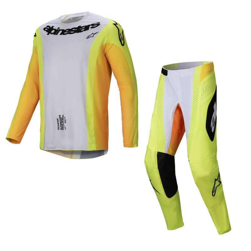 Alpinestars 2025 Techstar Melt Motocross Combo Kit Yellow Black