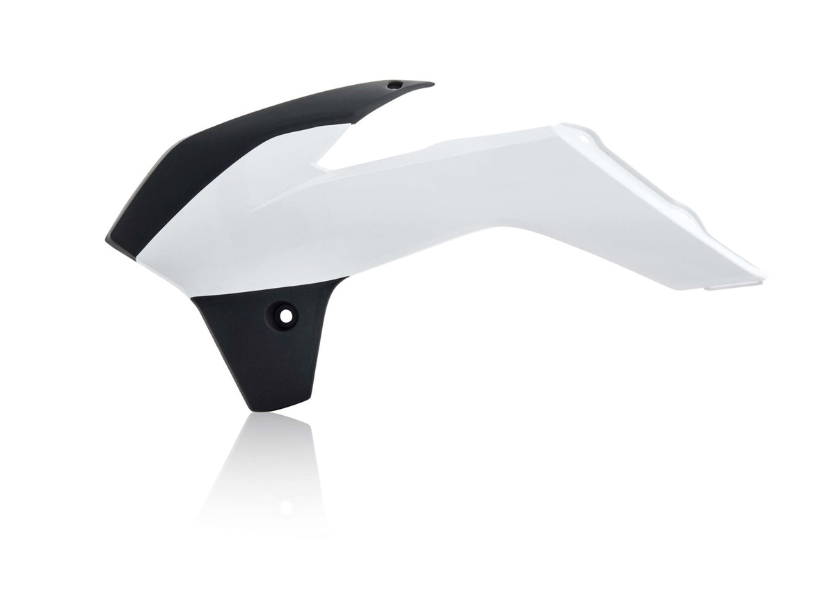 Acerbis Radiator Rad Scoops White Black For KTM SX 85 2013-2017