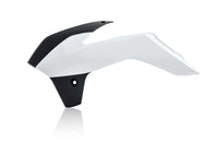 Acerbis Radiator Rad Scoops White Black For KTM SX 85 2013-2017