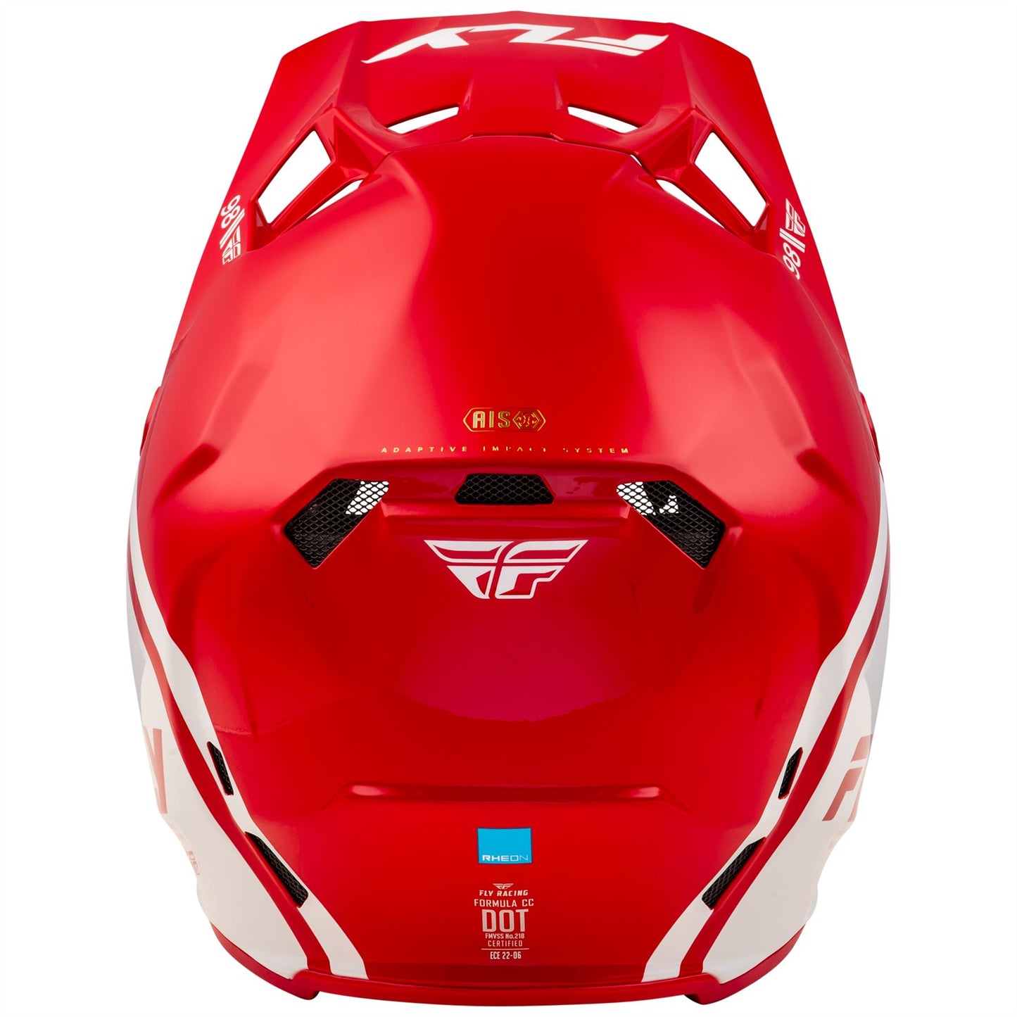 Fly Racing 2025 Formula CC Objective Motocross Helmet Red White