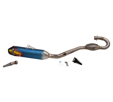FMF Exhaust System Factory 4.1 RCT Megabomb Carbon Blue For Kawasaki KX 450 2021-2023
