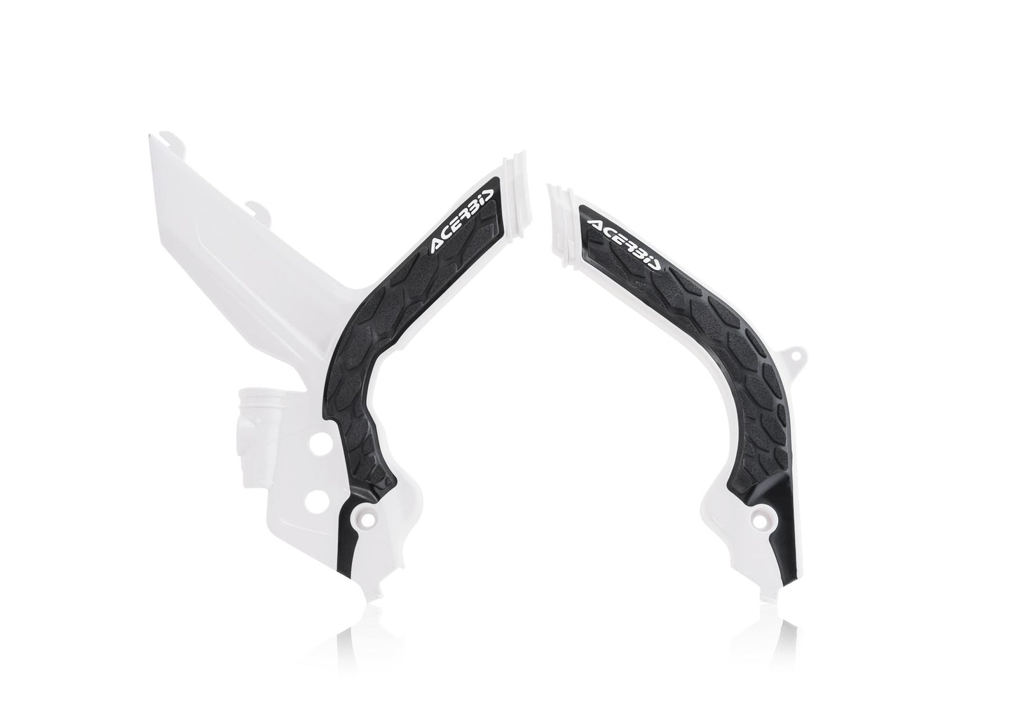Acerbis X-Grip Frame Protector Guards White Black For KTM XC 250 TPI 2020-2022