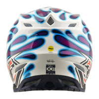 Troy Lee Designs Spring 2026 MX SE5 Composite Overspray Helmets Violet White