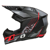 O'Neal 2026 3 SRS Haze Black Grey Red Helmet