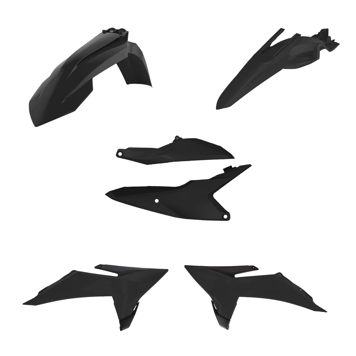 Acerbis Plastic Kit Black For KTM SX 85 2025-2027