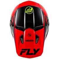 Fly Racing 2025 Kinetic Rally Motocross Helmet Red Black White