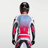 Alpinestars 2027 Fluid Drag MX Jersey Black White Light Blue Red Fluo