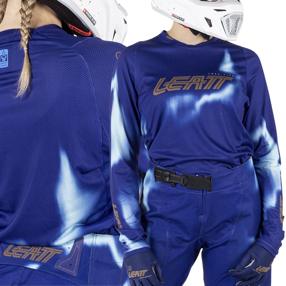 Leatt 2026 Motocross Jersey Womens 4.5 Lite Deep Blue