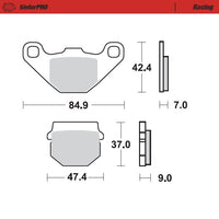 Moto-Master Pro Racing Sintered Brake Pads