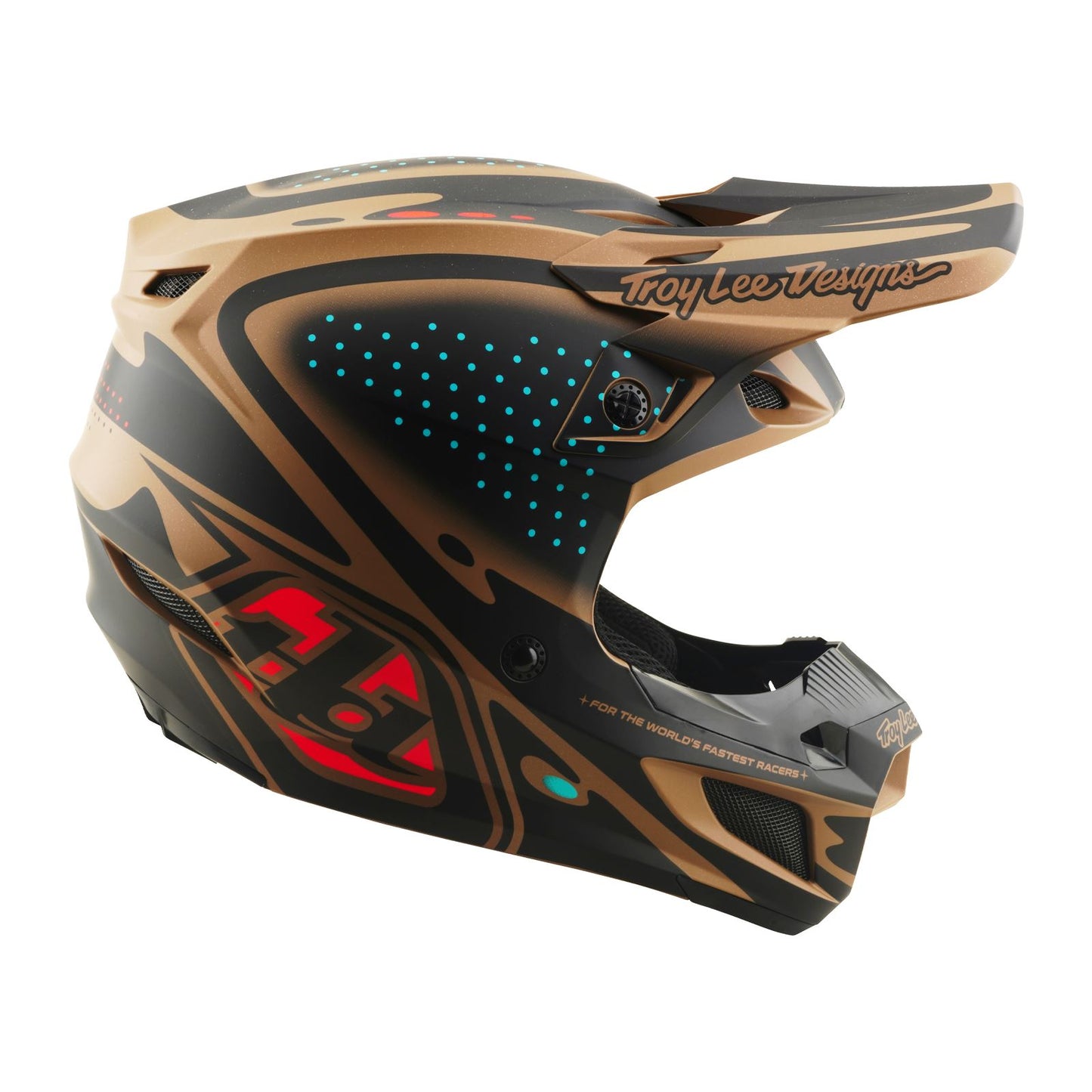 Troy Lee Designs Spring 2026 MX SE5 Polycarbonate The Line Helmets Sienna