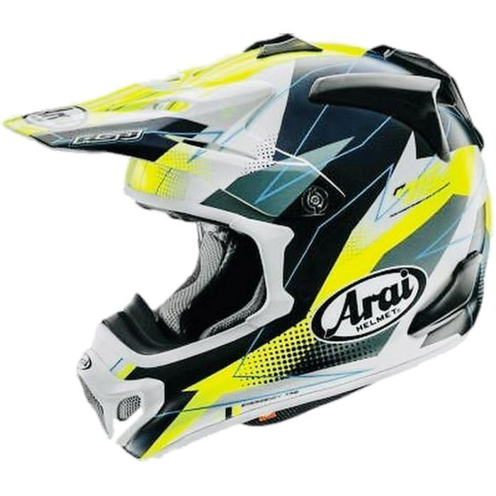 Arai MX-V Motocross Helmet Resolute Flo Yellow