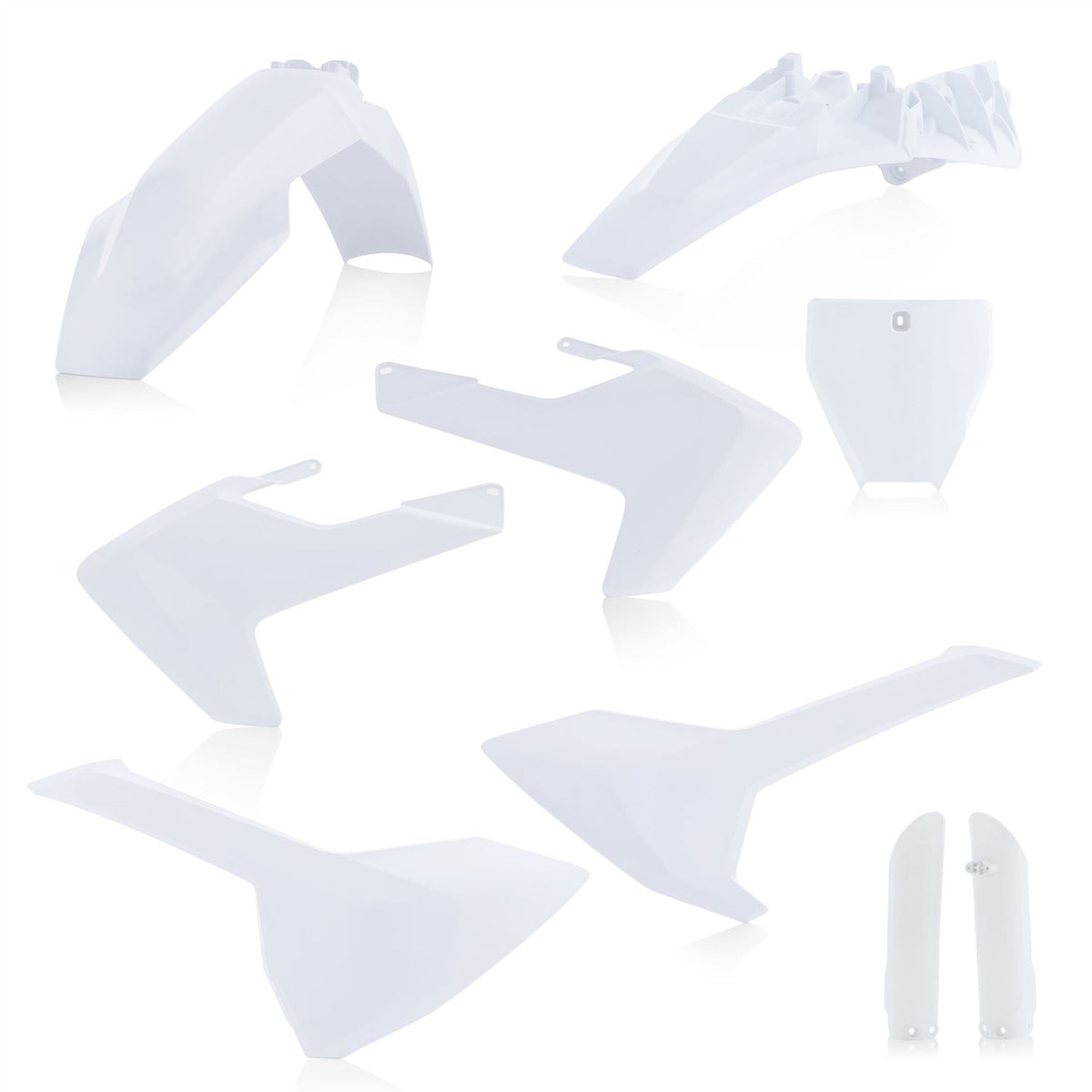 Acerbis Plastic Kit White 2 For Husqvarna FE 450 2026-2027