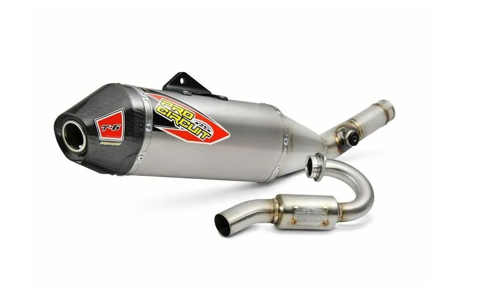 Pro Circuit T-6 Euro Stainless Exhaust System For Yamaha YZ 450 F Monster Energy Racing Edition 2023-2025