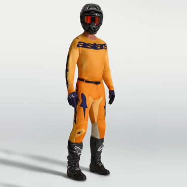 Alpinestars 2027 Racer Amber MX Combo Kit Orange Gold Deep Blue