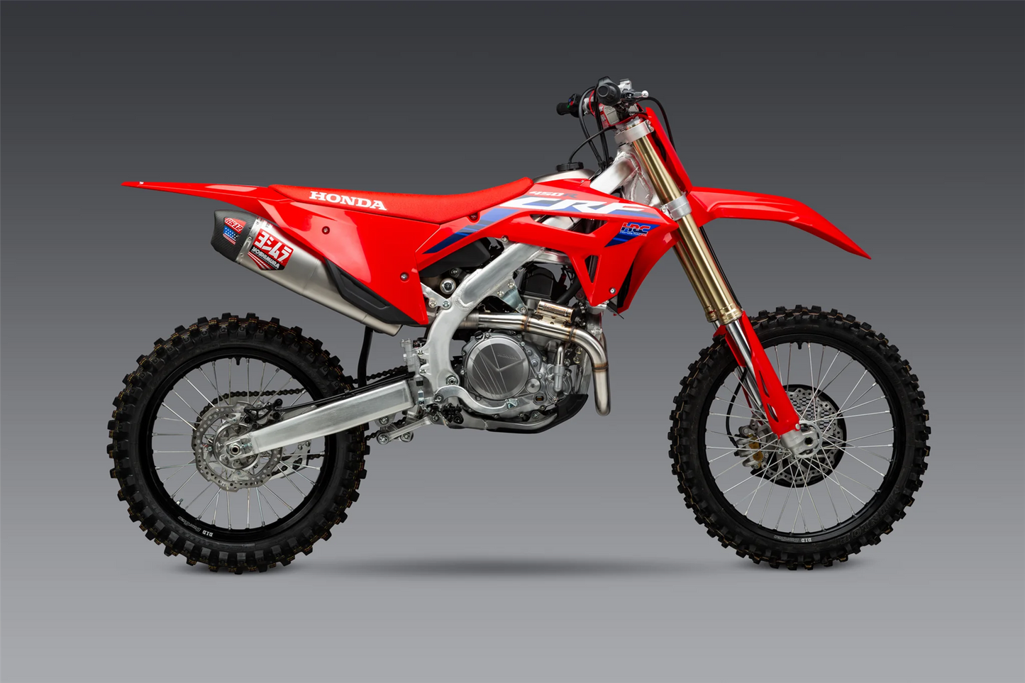 Yoshimura RS-12 Full Exhaust System Stainless Steel Aluminium Carbon Cap For Honda CRF 450R 2021-2024