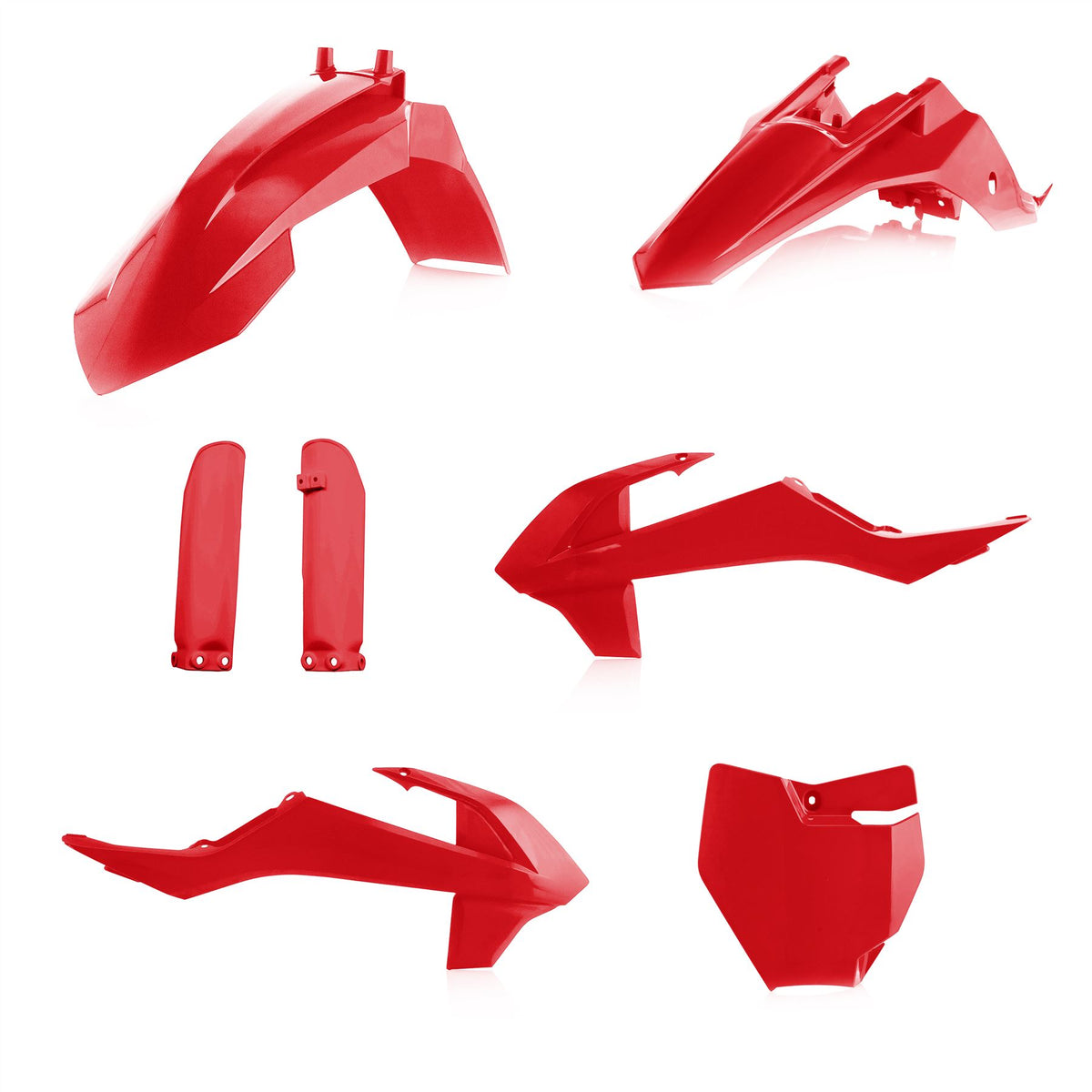 Acerbis Full Plastic Kit Red For Gas Gas MC 65 2021-2023