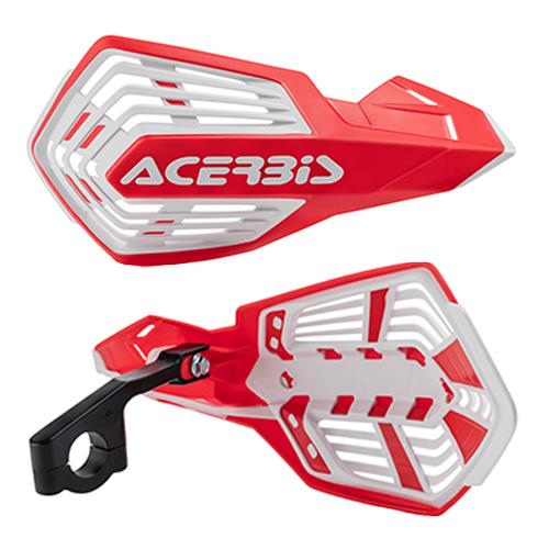 Acerbis X-Future MX Vented Handguards Red White Honda CR 125 250 R 2T 1990 - 2008