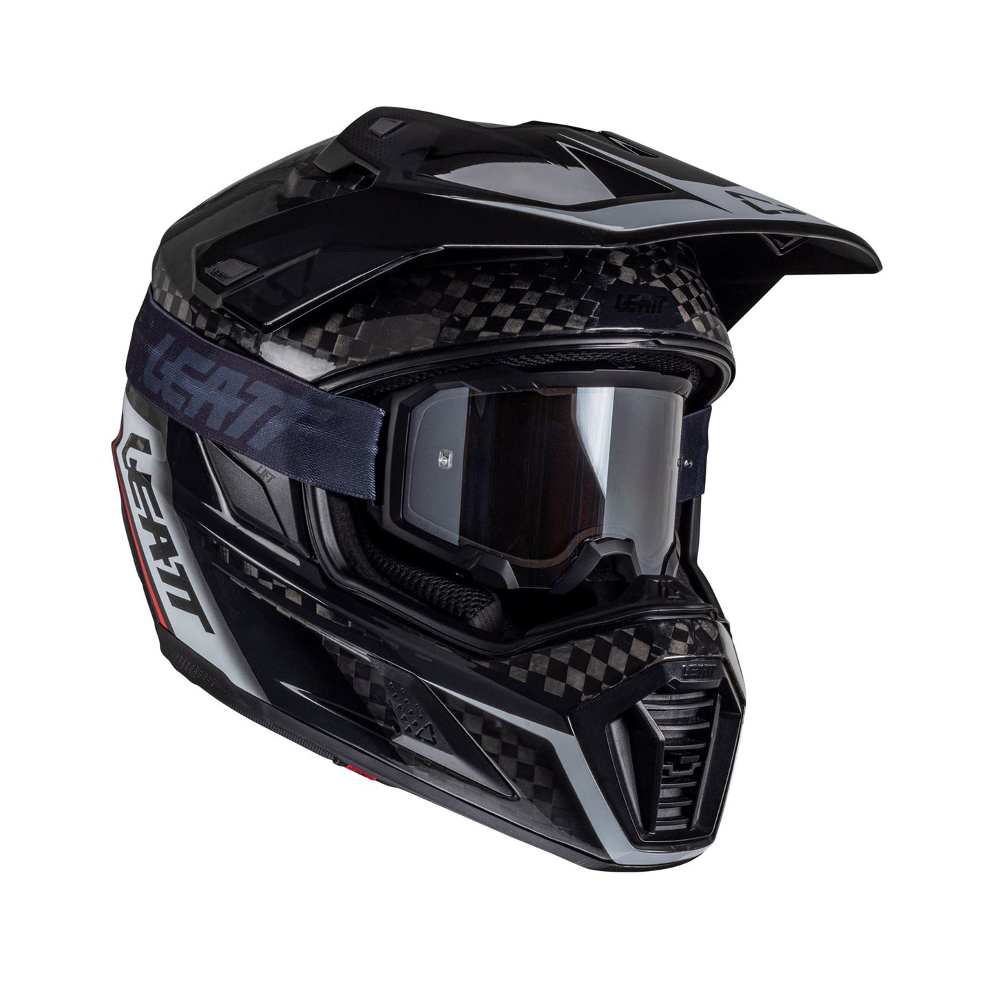 Leatt 2026 Adventure Helmet 9.5 & 4.5 Iriz Goggles Carbon