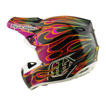 Troy Lee Designs Spring 2026 MX SE5 Carbon Torched Helmets Black Violet