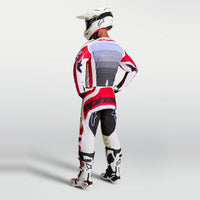 Alpinestars 2027 Techstar Maven MX Combo Kit Fire Red White Lavender Black