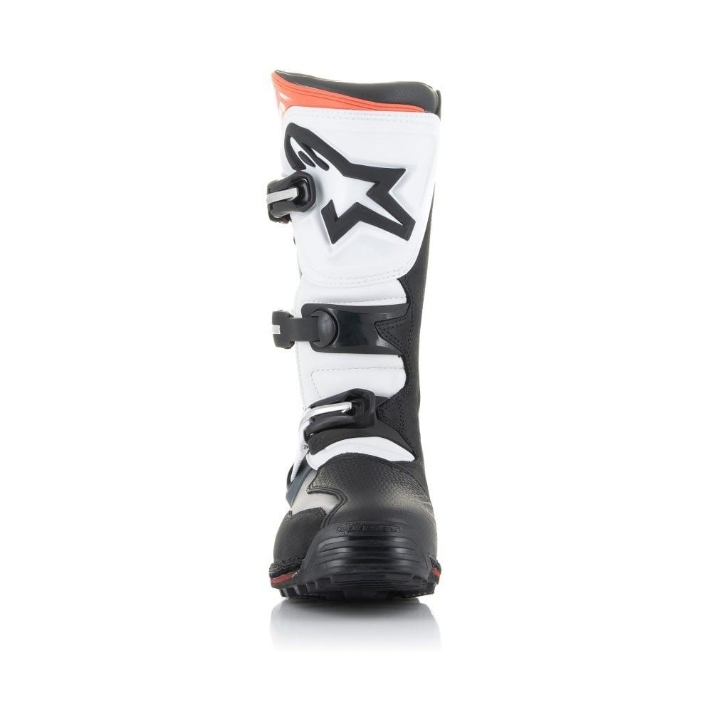 Alpinestars 2027 Tech-T Trials Boots Black Grey Red Fluo