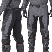 Leatt 2026 Motocross Pants 4.5 Lite Stealth Black Grey