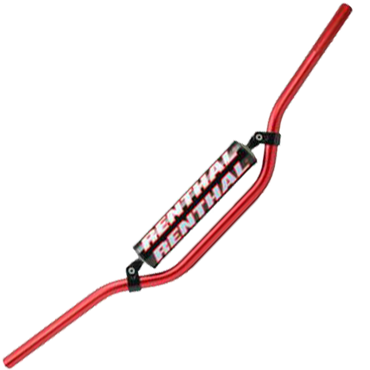 Renthal 7/8 22mm Enduro Red 693 Handlebar Padded For Kawasaki KLX 300R 2020-2022