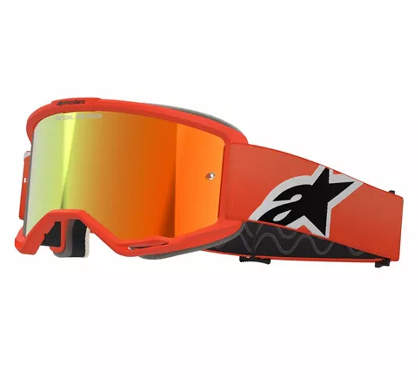 Alpinestars 2025 Goggles Vision 5 Corp Orange Mirror Red