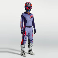 Alpinestars 2027 Racer Air Hunt MX Combo Kit Light Violet Deep Purple Pink Fluo
