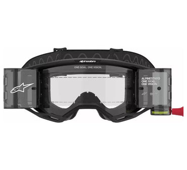 Alpinestars 2025 Goggles Vision 8 Corp Roll Off Black Clear