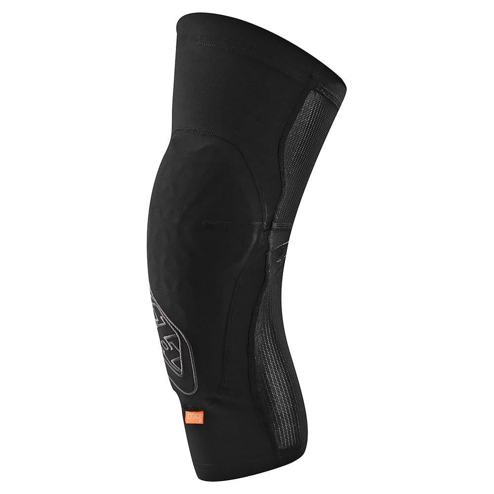 Troy Lee Designs 2025 Motocross Stage Knee Guards Solid Black