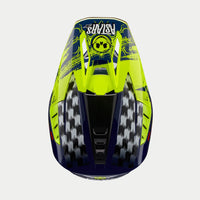 Alpinestars 2026 Supertech SM5 Rash Night Navy Yellow Fluo Motocross Helmet
