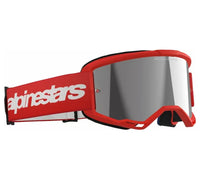 Alpinestars 2025 Goggles Vision 3 Wordmark Red Mirror Silver
