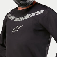 Alpinestars 2024 Fluid Graphite Motocross Jersey Black