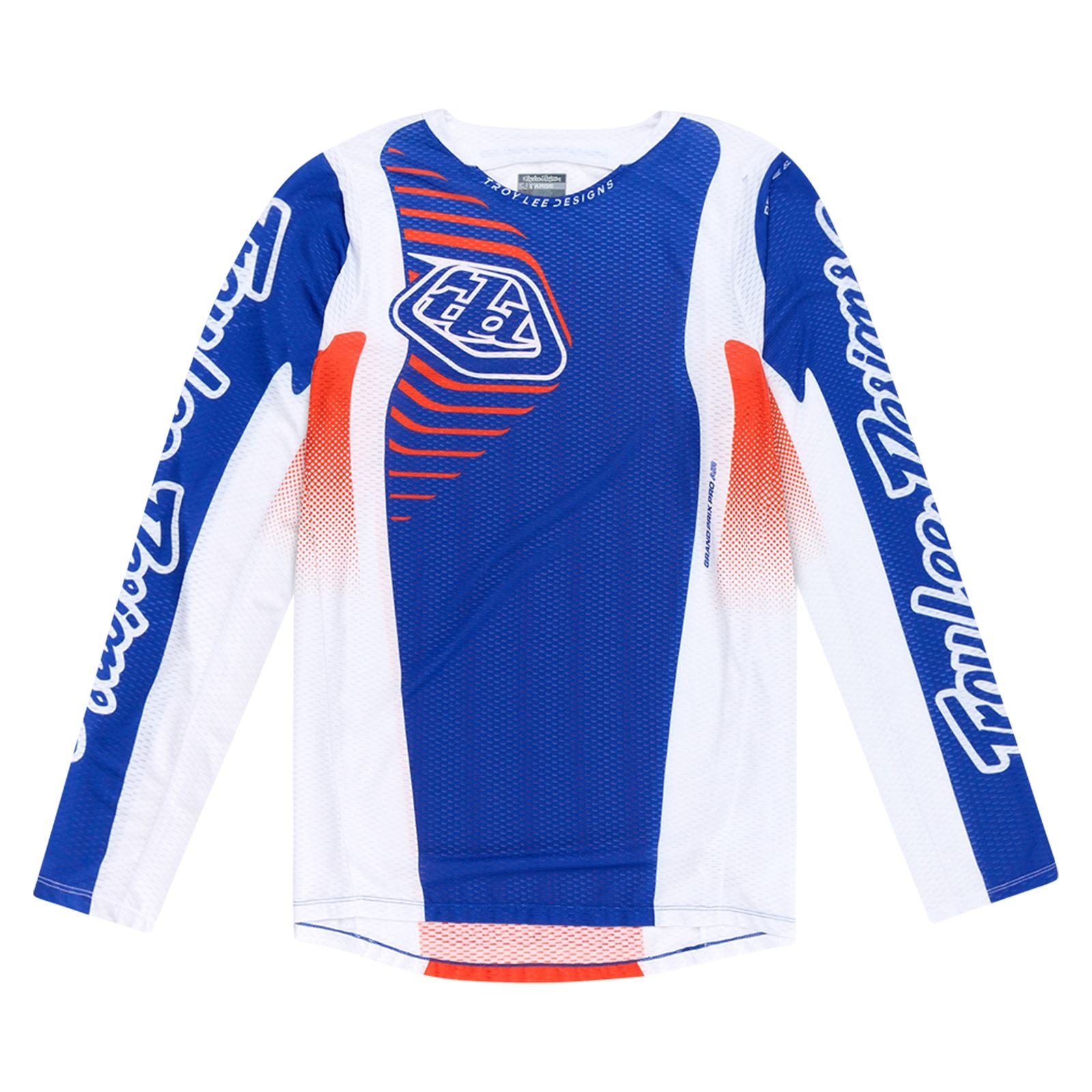 Troy Lee Designs Spring 2025 MX Jersey GP PRO AIR Ripple Jersey Blue Orange