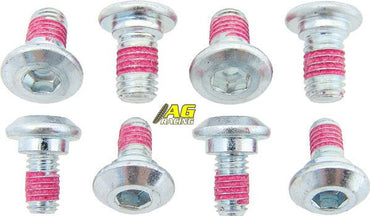Bolt Motorcycle Hardware Disc Bolt Set Front & Rear For Kawasaki KX125 2003-2007
