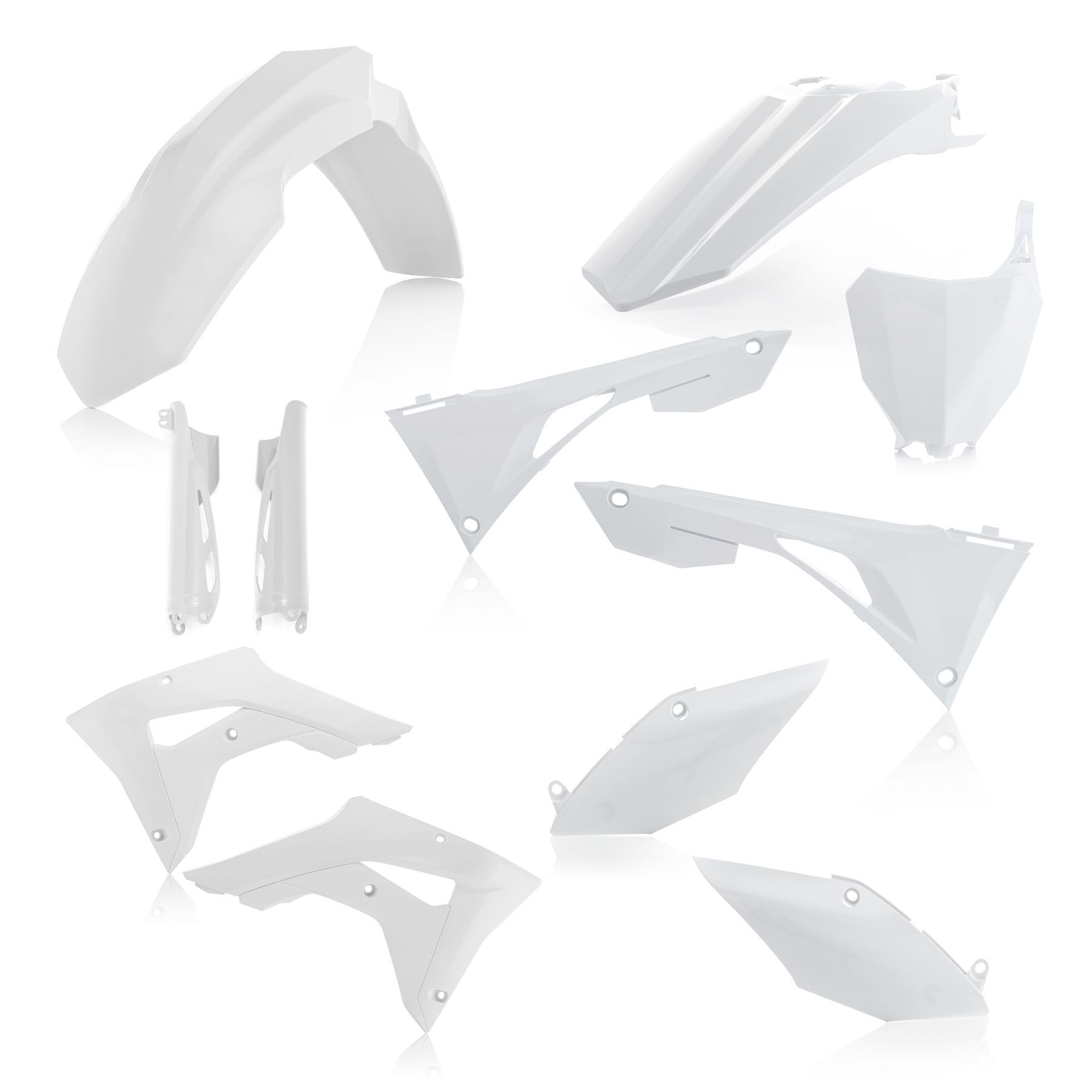 Acerbis Full Plastic Kit White For Honda CRF 250 RX 2019-2021